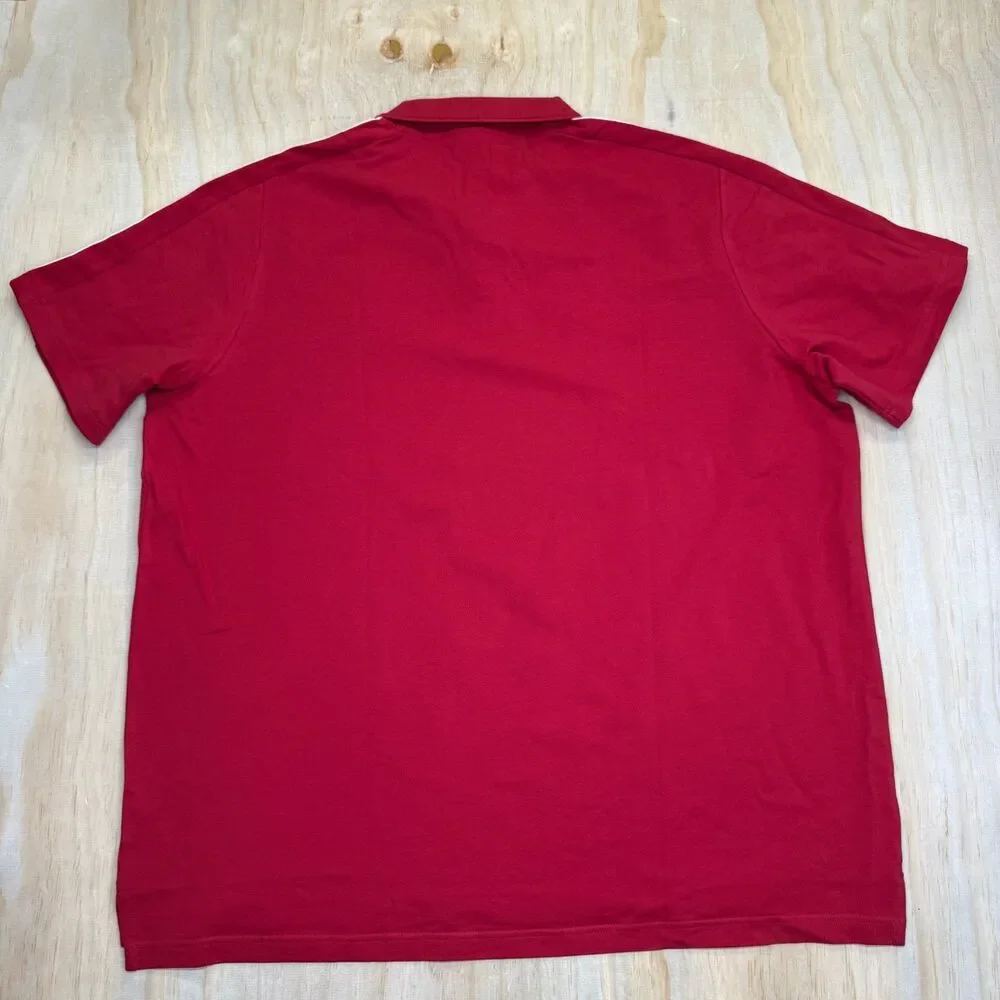 NEW Liverpool FC Adidas DNA Short Sleeve Polo Shirt Red Mens Sz 2XL JW7886